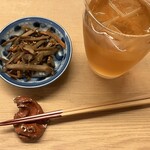 御料理 めなみ - お茶割り＋お通し