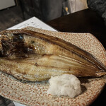 炉端 蝦夷の里 - ホッケ焼き　骨も皮もほとんど残さず食べました