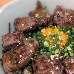 虎杖浜カフェ NAGOYA - 白老牛サイコロステーキ丼