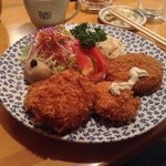 ミッシェル - ミックスフライ定食