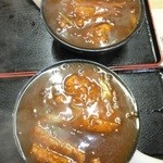 そば処 芝源 - カツカレー南蕎麦　７００円　デフォ　２人分　【　２０１３年１０月　】