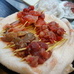 山猫軒 - 服部養鼈場の５年物、１０年物、養老の天然物の肩肉三種食べ比べ