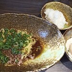 汁なし担担麺 くにまつ -真- 1st - ハーフ１辛。味は問題無し