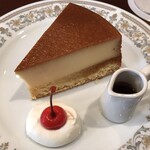 喫茶 一粒の麦 - プリンケーキ