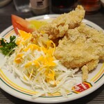 餃子の王将 - 鶏の唐揚(ジャストサイズ)￥352