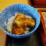 稲荷蕎麦　萬盛 - ミニいか天丼 ♪