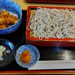 Inari Soba Mansei - そば・うどんメイン(もりそば+ミニいか天丼) 980円 ♪