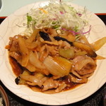 Kitsuchinyuuki - 豚肉となすの味噌炒め【2013/10/1*】