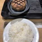 Sutekiya Matsu - 肉汁ビーフハンバーグ1100円