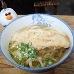 宮川製麺所 - かけ（一玉）＋ちくわ天　　　　350円
