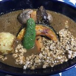 Kawaraya soup curry - 納豆キーマカレー