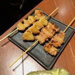 炭火焼き鳥 鴨尽 - 