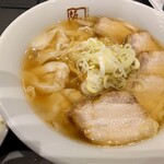 喜多方ラーメン 坂内 - 喜多方わんたんラーメン(¥1,020)