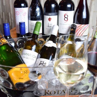Harmony between the restaurant's taste and carefully selected wines◆Enjoy a wide variety of wines to your liking