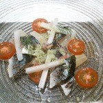 エルルカン・ビス - ディナーコース「ハーモニー」（5,500円税サ別）の1品　新さんまが悶絶美味！