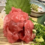 鮮魚酒場 紬季 - 本鮪中落ち