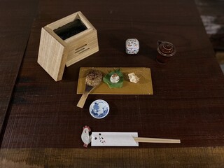 h Fukuya - おつまみ三種セット700円とほいろの焼き海苔８00円