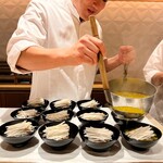 銀座 しのはら - 松茸の香りが半端ない