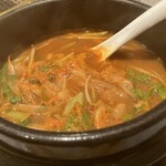 禅 - キムチチゲ　青唐辛子トッピング