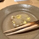 銀座 しのはら - 栗の葛焼き