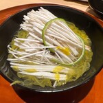 銀座 しのはら - 真鯛 松茸 菊