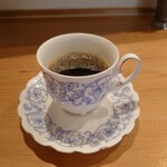 お料理ひろせ - ランチサービスのコーヒー。