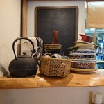 お料理ひろせ - 個人的お気に入りであるカウンター左端の目の高さ。