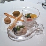 エルルカン・ビス - ディナーコース「ハーモニー」（5,500円税サ別）のアミューズ（小さな一口オードブル）