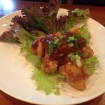 Freestyle Dining E-nNS - 大山鳥の唐揚げ、特製デミかけ