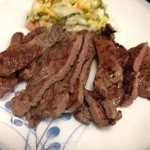 炭火焼牛タン 多賀城 - 結構量がありましたよこちらはおすすめだ