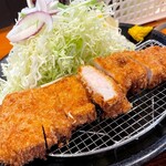 Tonkatsu Katsukichi - ロースカツ定食1