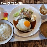 ランチ ひなた - 料理写真:ハンバーグランチ