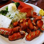 丸千葉 - ウインナー炒め