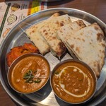 インドアジア料理ダイニング＆バー サパナ - スペシャルランチ+チーズナン