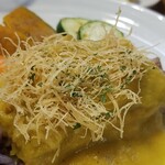 キッチン ブルー グローブ - カダイフは、広げます