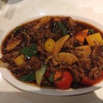 マーライオン - 牛肉とピーマン炒め