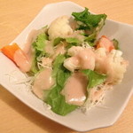 クッチーナ笑多 - ２０１３年１０月１５～１９日のランチのサラダ