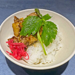 うずとかみなり - 限定飯の「地鶏炭火焼とりご飯」