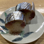 四谷 うえ村 - 秋刀魚の棒鮨