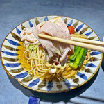 うずとかみなり - 同じサッパリでも鶏胸肉のサッパリとした味とは少し違う豚モモ肉のレアチャーシュー