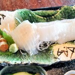 光る海 - 活イカ刺