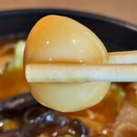 自家製餃子 下町の空 - うずら玉子リフト