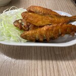 待夢 - 小アジの唐揚げ ¥300