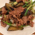 羊香味坊 - ラム肉と茄子の炒め