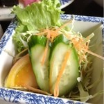 三嶋寿司 - ランチのサラダ
