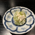 天ぷら たなか - シャインマスカットの白和え