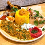 CHIKYU MASALA - 3種盛りコンボカレー