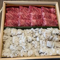 富小路 やま岸 - 牛と鱧