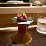 すし玲 - まぐろすきみ（手巻き）