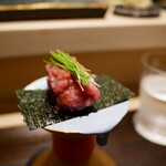 すし玲 - まぐろすきみ（手巻き）